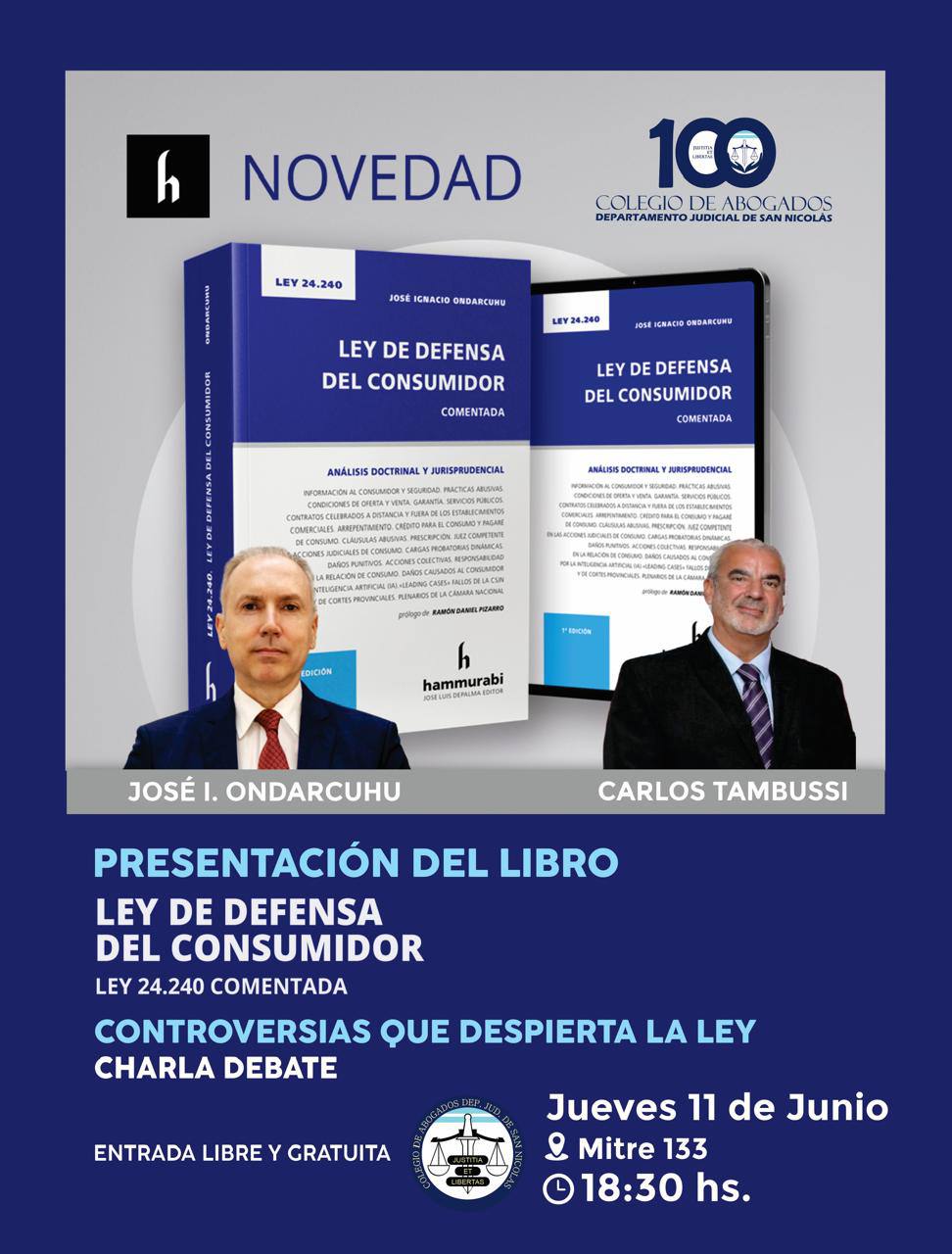 Presentación del libro “Ley de Defensa del Consumidor – Ley 24.240 Comentada”