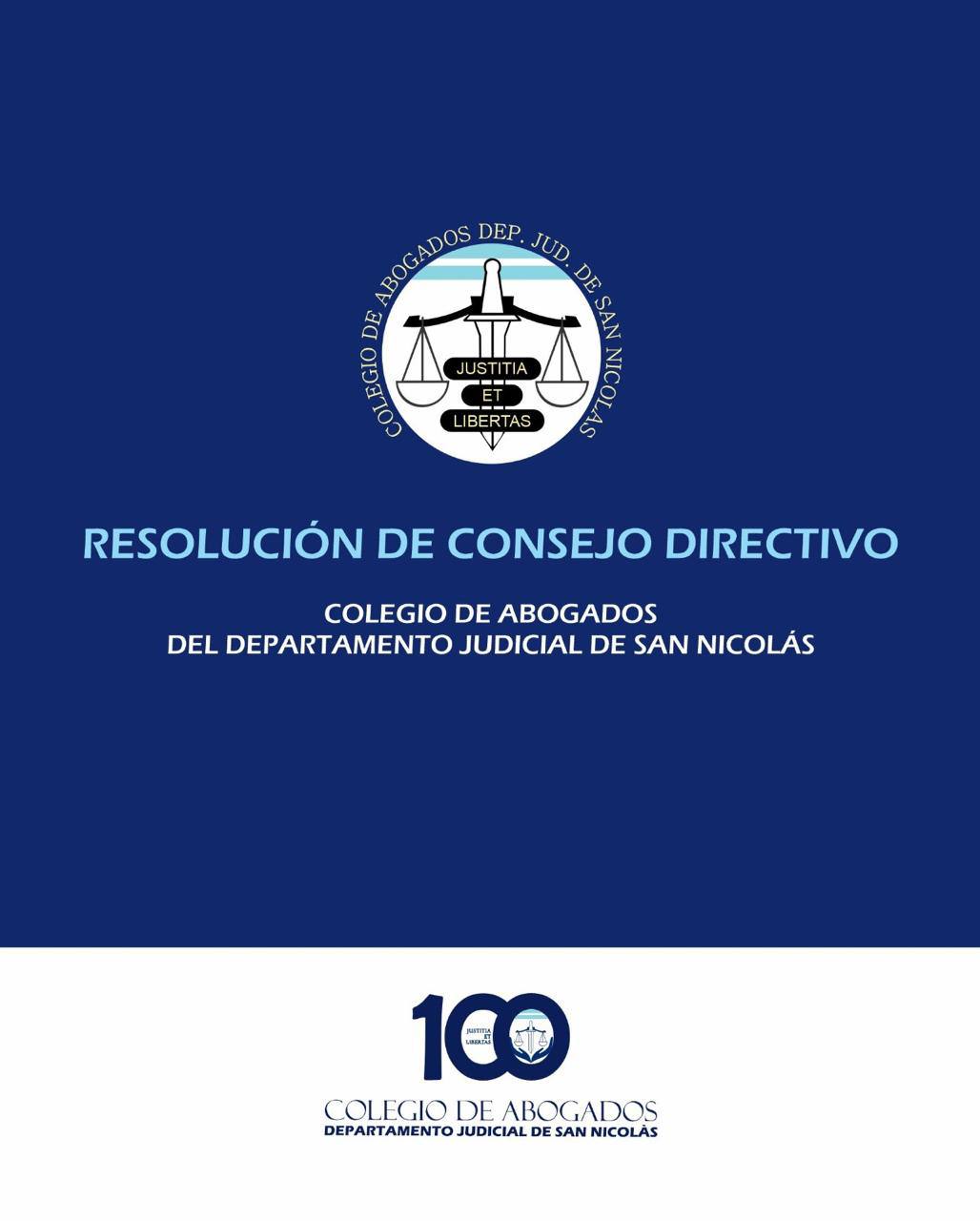 Resolución de Consejo Directivo