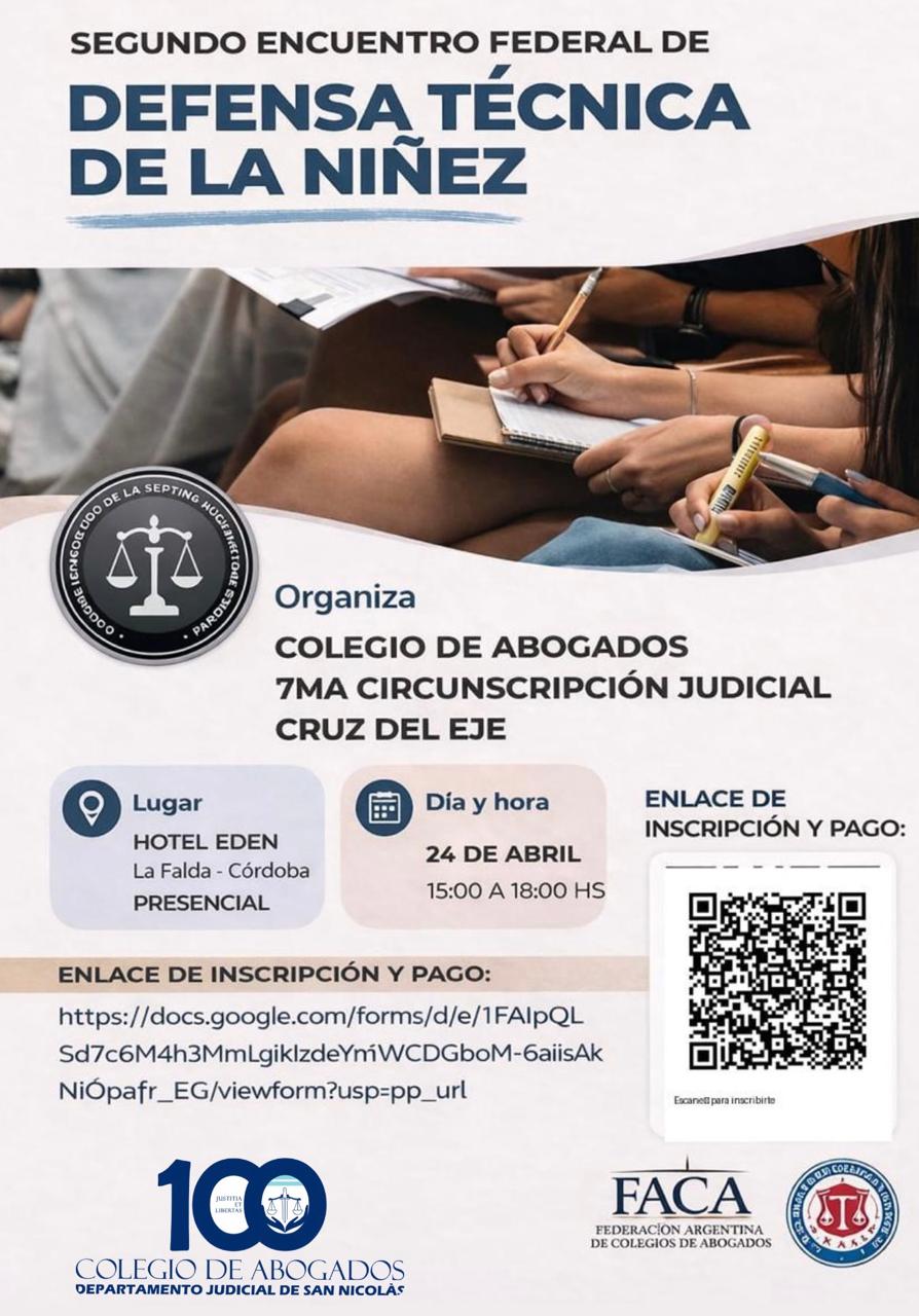 SEGUNDO ENCUENTRO FEDERAL