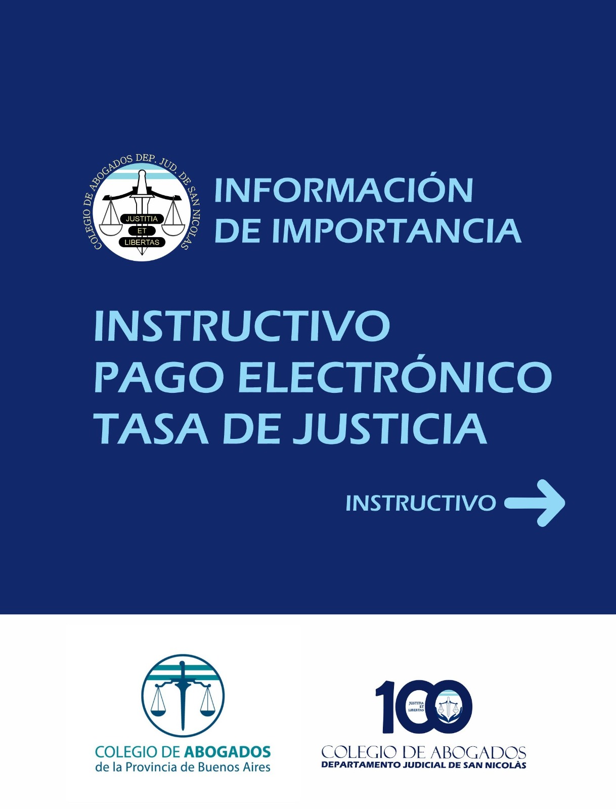INSTRUCTIVO PAGO ELECTRONICO TASA DE JUSTICIA