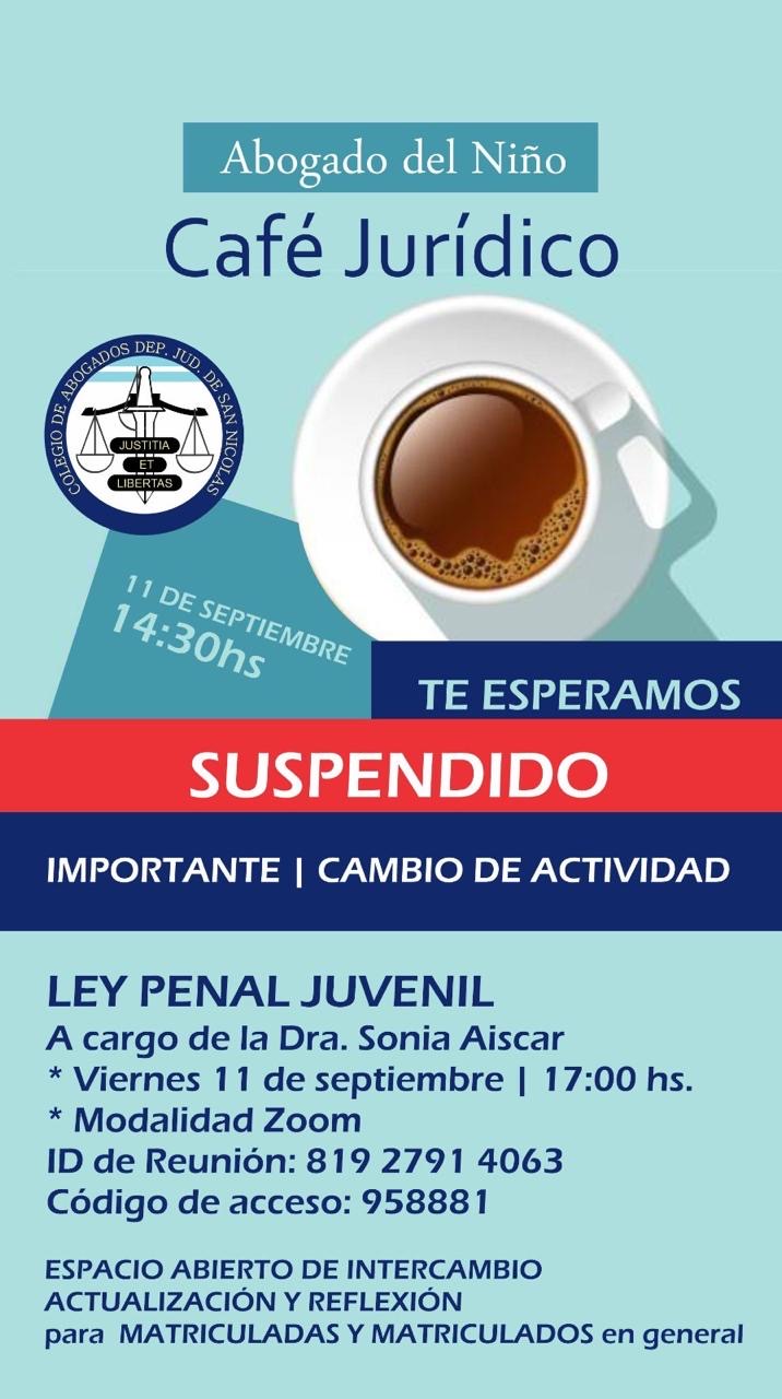 IMPORTANTE | CAMBIO DE ACTIVIDAD