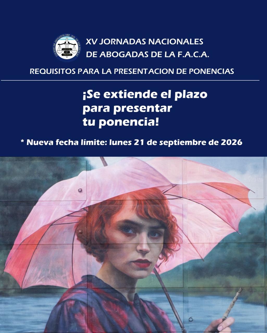 Se extiende el plazo para presentar tu ponencia