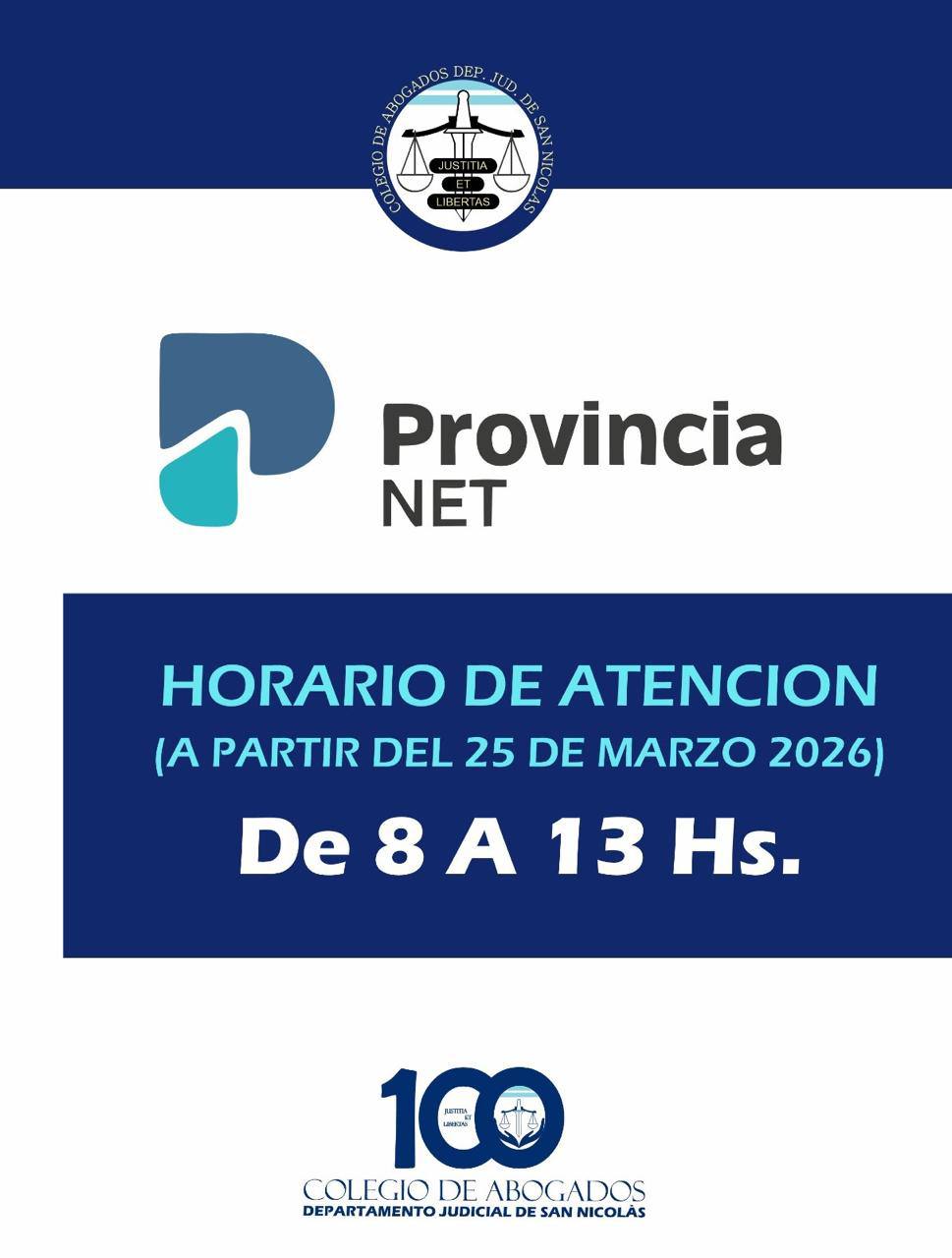 NUEVO HORARIO